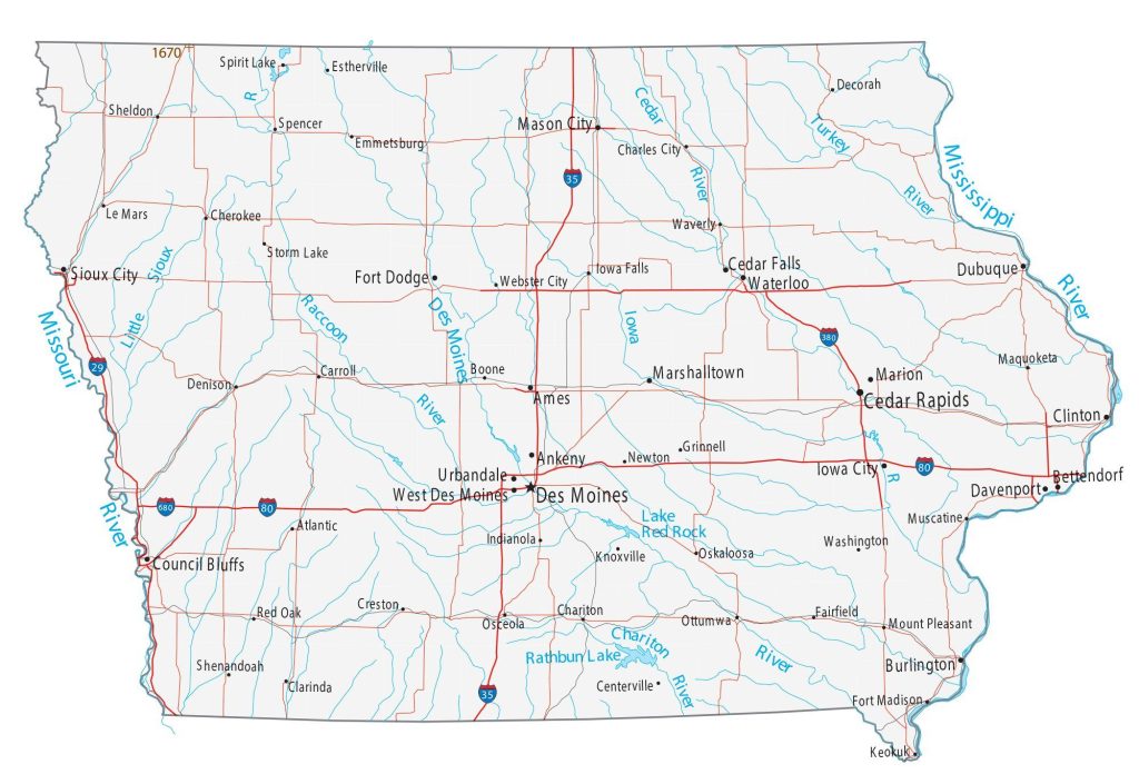 Iowa-Map